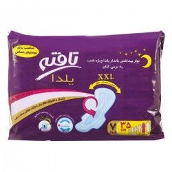 نوار بهداشتی بالدار ویژه شب سایز XXL مدل یلدا تافته 7 عددی