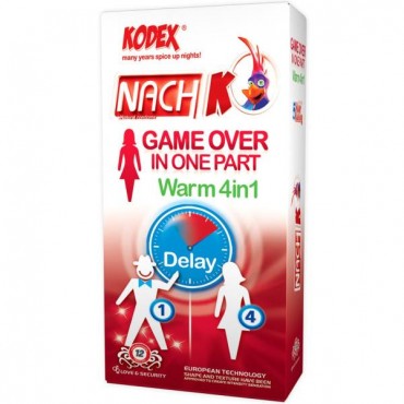 کاندوم مدل Game Over Warm 4in1 کدکس بسته 12 عددی