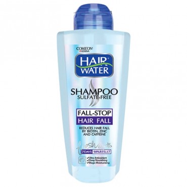 شامپو هیر واتر بدون سولفات ضد ریزش مدل Fall-Stop Hair Fall کامان 400 میل
