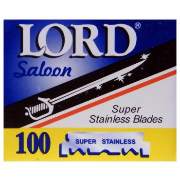 تیغ سنتی مدل نیم تیغ مدل L.100 B لرد بسته 100 عددی