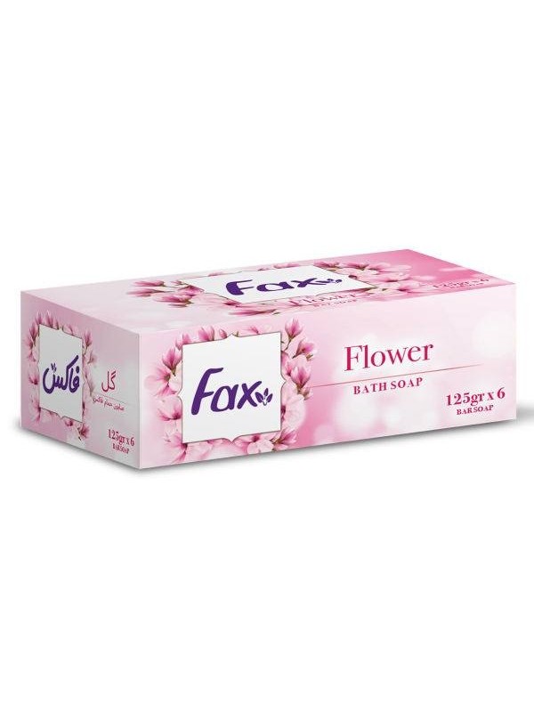 صابون حمام مدل Flower فکس بسته 6 عددی