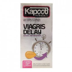 کاندوم مدل Viagris Delay کاپوت بسته 12 عددی