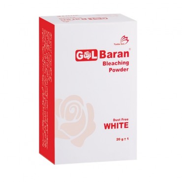 پودر دکلره سفید گلباران 20 گرم