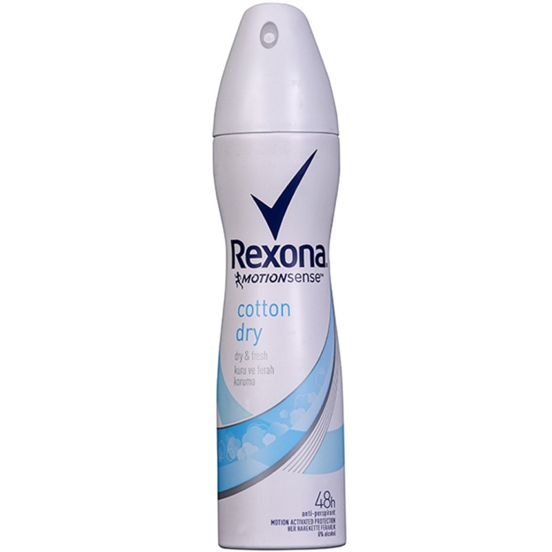 اسپری زنانه مدل Cotton Dry رکسونا 150 میل