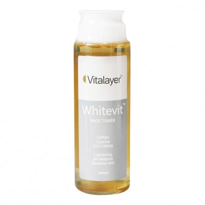 تونر پاک کننده صورت مدل وایت ویت Whitevit ویتالیر 200 میل