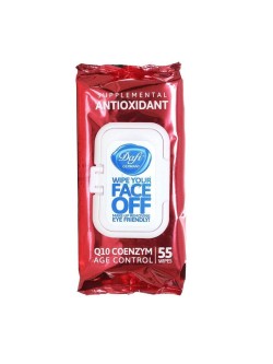 دستمال مرطوب آرایشی مدل ANTIOXIDANT دافی 55 عددی