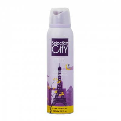 اسپری بدن زنانه مدل Paris سلکشن سیتی 150 میل