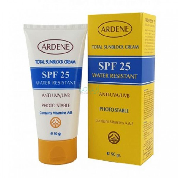 کرم ضد آفتاب SPF25 آردن 50 گرم