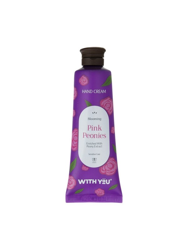 کرم مرطوب کننده حاوی گل پیونی مدل Pink Peonies ویت یو 50 میل