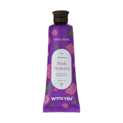 کرم مرطوب کننده حاوی گل پیونی مدل Pink Peonies ویت یو 50 میل