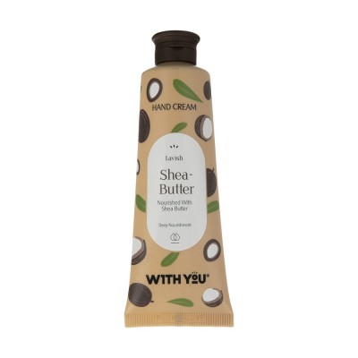 کرم مرطوب کننده حاوی روغن دانه شی باتر مدل Shea butter ویت یو 50 میل