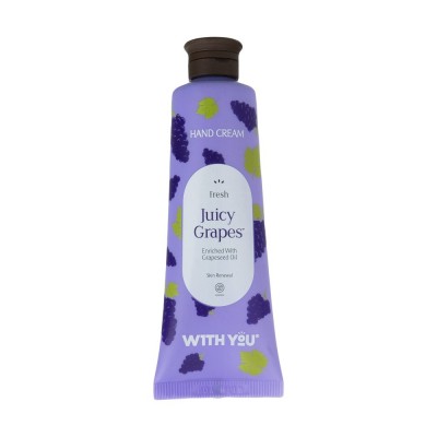 کرم مرطوب کننده حاوی روغن هسته انگور مدل Juicy Grapes ویت یو 50 میل