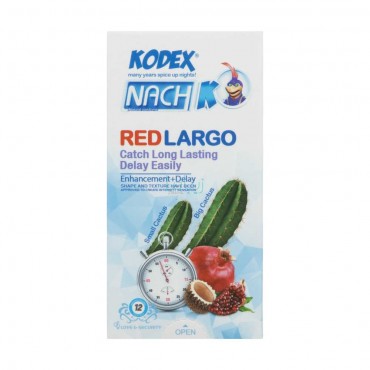 کاندوم مدل Red Largo کدکس بسته 12 عددی