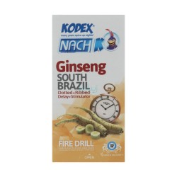 کاندوم مدل Ginseng South Brazil کدکس بسته 12 عددی
