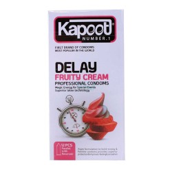 کاندوم مدل Delay Fruity Cream کاپوت بسته 12 عددی