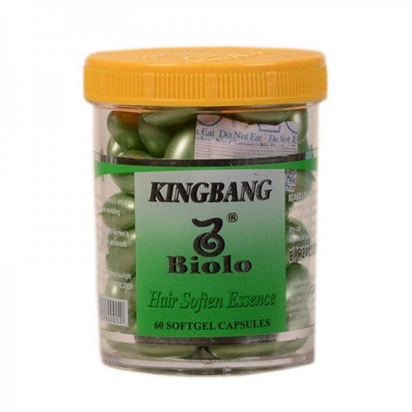 کپسول کراتین مو مدل Biolo کینگ بنگ بسته 60 عددی - رنگ رندوم