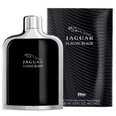 ادو پرفیوم مدل Jaguar Classic Black پینک ویژوال 100 میل