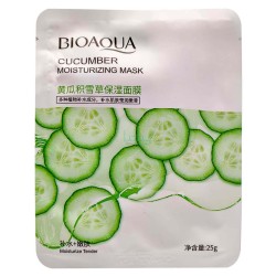 ماسک صورت ورقه ای عصاره خیار Cucumber بایوآکوا 25 گرم
