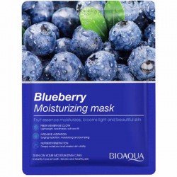 ماسک صورت ورقه ای عصاره بلوبری Blueberry بایوآکوا 25 گرم