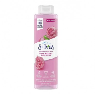 شامپو بدن مدل ROSE WATER & ALOE VERA سینت ایوز 650 میل