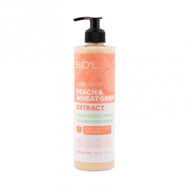 ماسک مو مدل هلو و جوانه گندم Peach & Wheat Germ بیول 500 میل