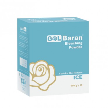 پودر دکلره مدل Ice (یخ) گلباران 500 گرم
