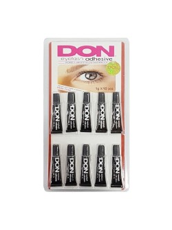 چسب مژه مصنوعی کد REG-10PS(DD) دان بسته 10 عددی