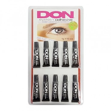 چسب مژه مصنوعی کد REG-10PS(DD) دان بسته 10 عددی