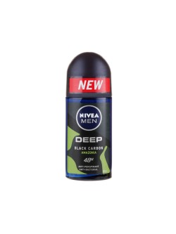 مام رول ضد تعریق مردانه مدل Deep Black Carbon Amazonia نیوا 50 میل