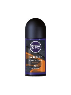 مام رول ضد تعریق مردانه مدل Deep Black Carbon Espresso نیوا 50 میل