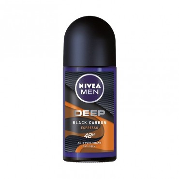 مام رول ضد تعریق مردانه مدل Deep Black Carbon Espresso نیوا 50 میل
