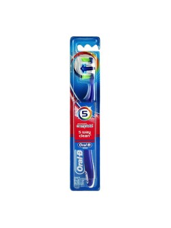 مسواک برس متوسط مدل Complete 5 Way Clean اورال بی بسته 1 عددی - تاریخ تولید 2015/06