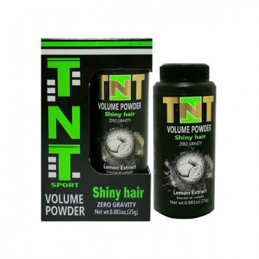 پودر حالت دهنده و حجم دهنده مدل Shiny Hair سبز تی ان تی 25 گرم