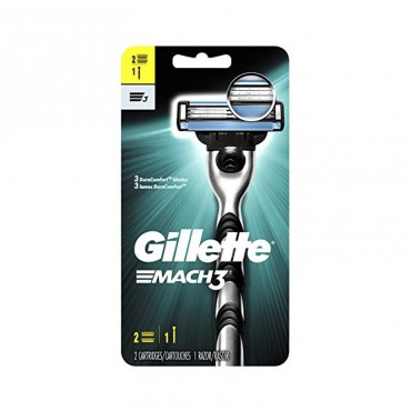 خودتراش 3 لبه مدل Mach3 ژیلت حاوی یک دسته و 2 یدک