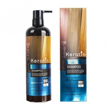 شامپو مو فاقد سولفات مدل KERATIN هیر 900 میل