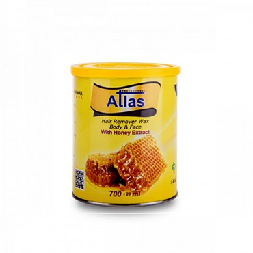 موم اصلاح اطلس کنسروی مدل عسل (Honey) حجم 700 میل