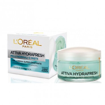 ژل کرم آبرسان سه کاره مدل ATTIVA HYDRAFRESH لورالِ 50 میل