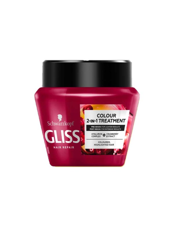 ماسک مو کاسه ای مدل Colour 2-in-1 TREATMENT گلیس 300 میل