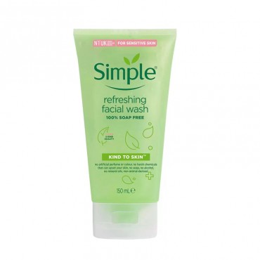 ژل شست و شوی صورت مدل Refreshing سیمپلِِِ 150 میل