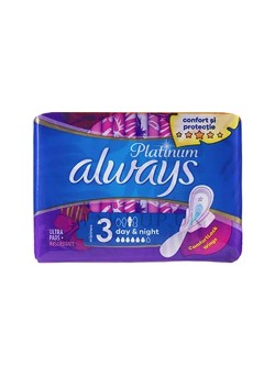 نوار بهداشتی سری Platinum سایز 3 Day & Night آلویز بسته 6 عددی