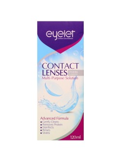 محلول استریل چند منظوره انواع لنز تماسی آیلت 120 میل