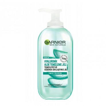 ژل پاکسازی صورت گارنیر مدل Natural Aloe Extract حجم 200 میل