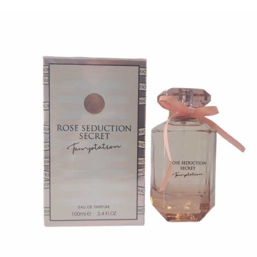 ادوپرفیوم زنانه مدل Rose Seduction Secret temptation فرگرانس 100 میل