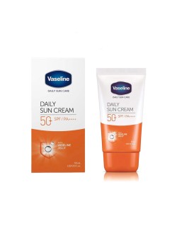 ضد آفتاب مدل Daily Sun CARE SPF50 وازلین، 50 میل