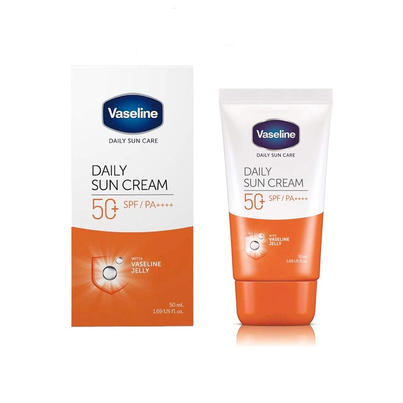ضد آفتاب مدل Daily Sun CARE SPF50 وازلین، 50 میل