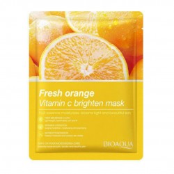 ماسک صورت ورقه ای روشن کننده ویتامین C مدل Fresh Orange بایوآکوا 25 گرم