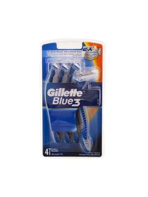 خود تراش 3 لبه مدل Blue 3 ژیلت بسته 4 عددی