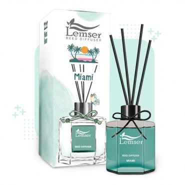 خوشبوکننده هوا رایحه میامی Miami ریددیفیوزر لمسر 120 میل