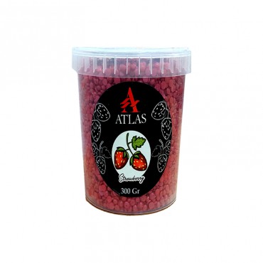 موم وکس اصلاح اطلس گرانولی مدل توتفرنگی وزن 300 گرم