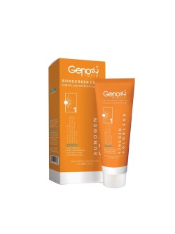 کرم ضد آفتاب SPF50 مدل پوست چرب و مختلط شماره 1 بی رنگ ژنو بایوتیک 50 میل